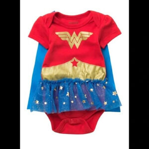 Wonder Woman (Infant) Cosplay Tutu Set, 3-6 mos.